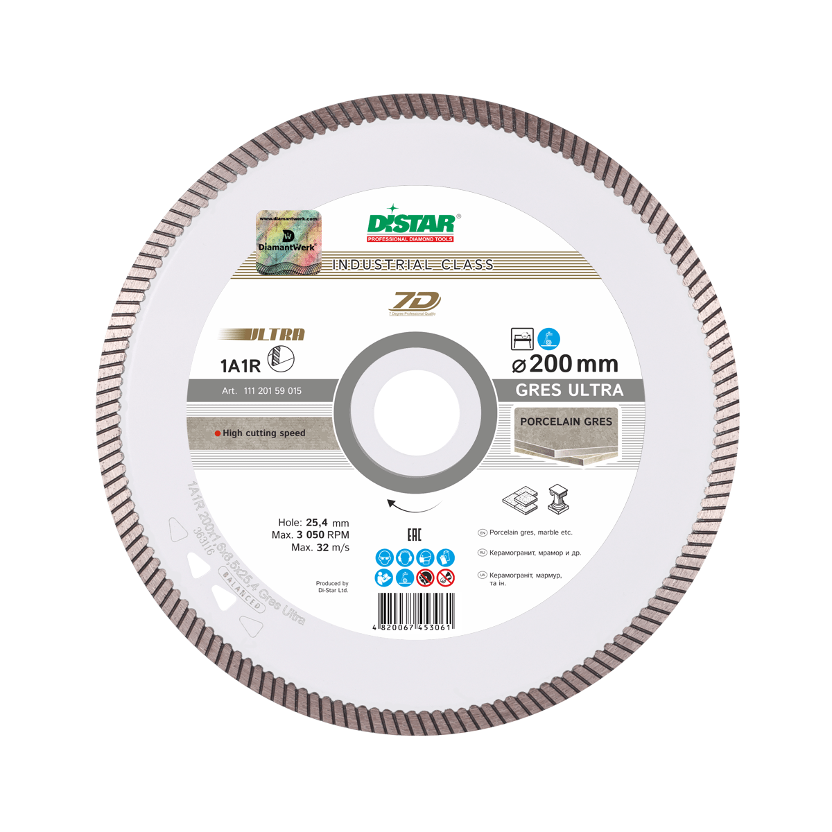 Алмазный диск Distar Gres Ultra