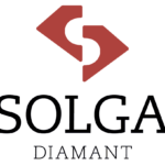 Логотип компании Solga Diamant, производящая алмазный инструмент и оборудования для резки, бурения и сверления